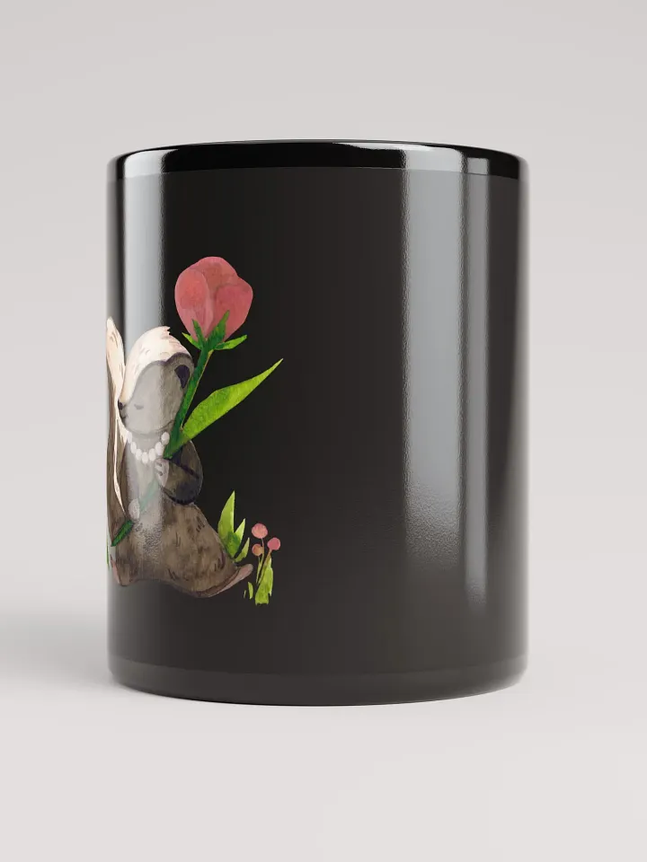 Bramble's Pearls | Black Glossy Mug product image (2)