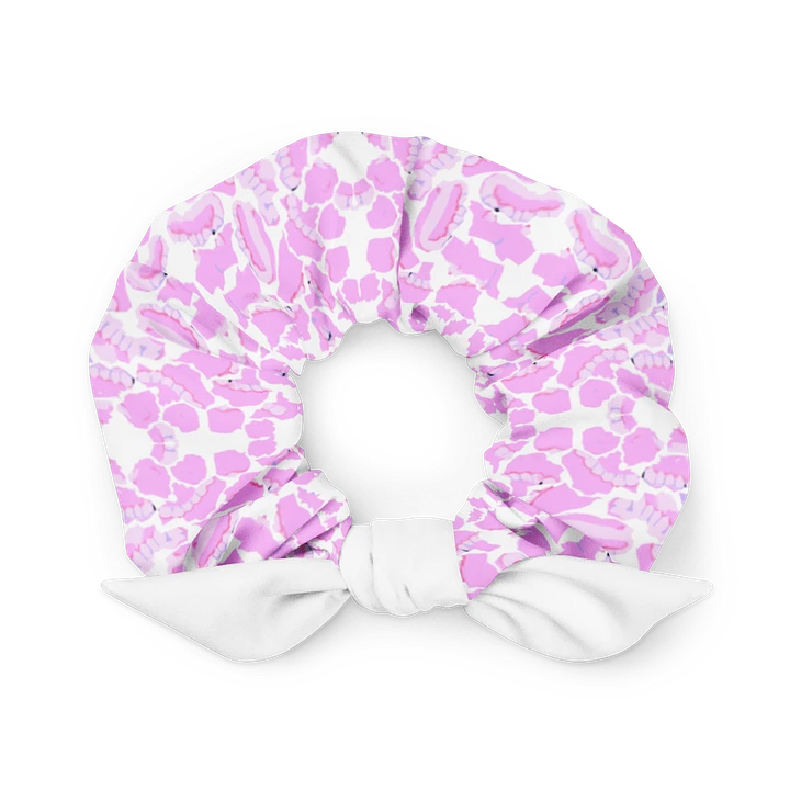 Chompers Scrunchie with White Bow product image (1)