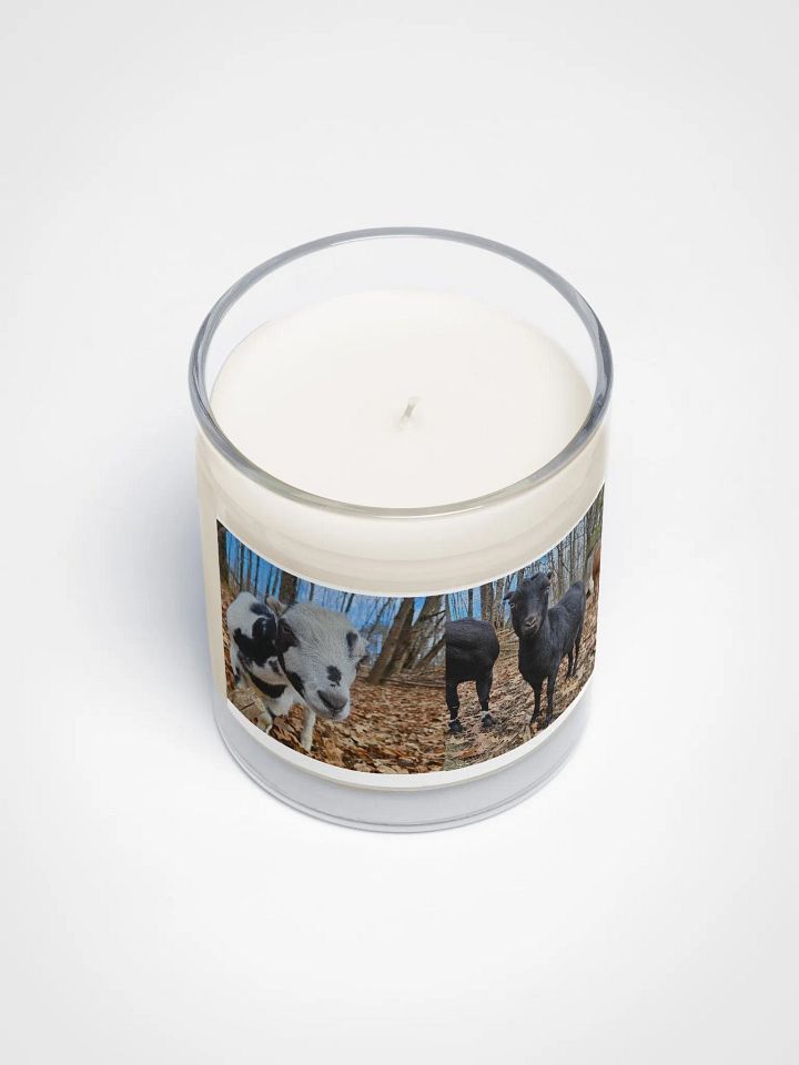 Gadget & Nessie goats candle product image (2)