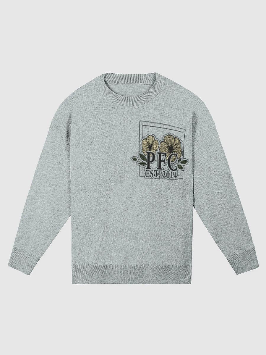 Flower Blossom Knitted Crewneck (Powder Blue) product image (2)