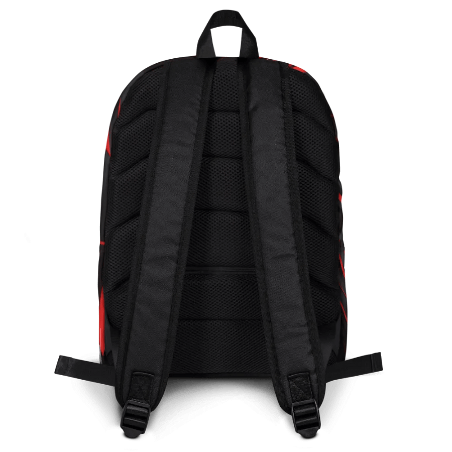 Dynamic Abstract Fragmented Red - All-Over Print Backpack product image (11)