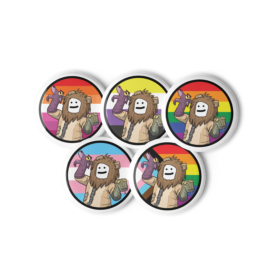 Chimera Pride Buttons product image (3)