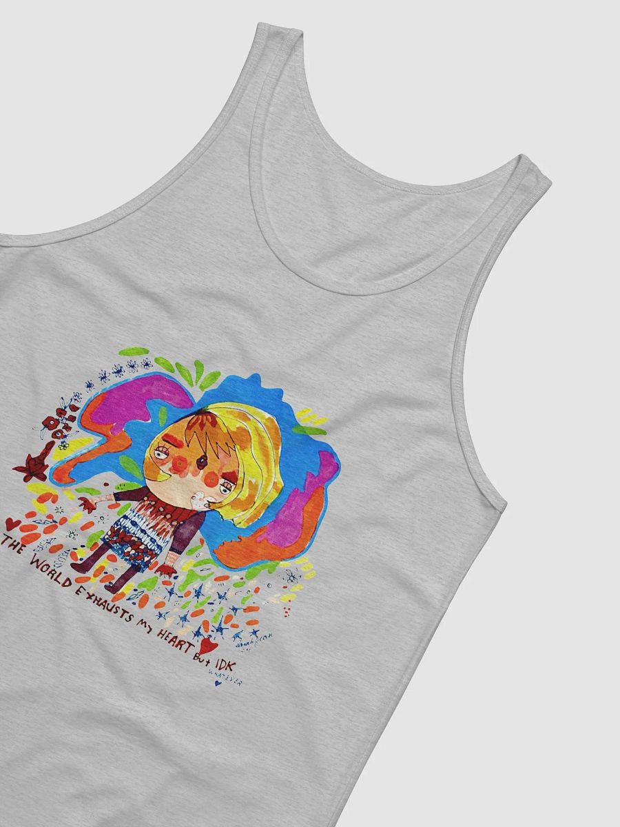 The World Exhausts My Heart But IDK Tank product image (3)