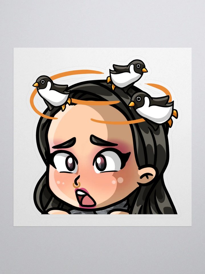 DafuqQwerty Tweedle Bonk Kisscut Sticker product image (1)