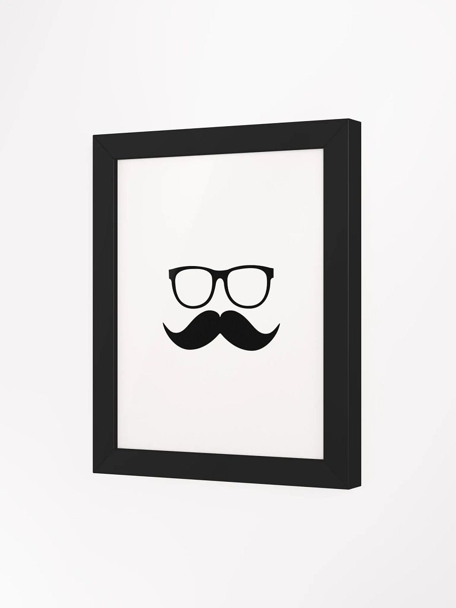 Black Moofstache Poster product image (28)