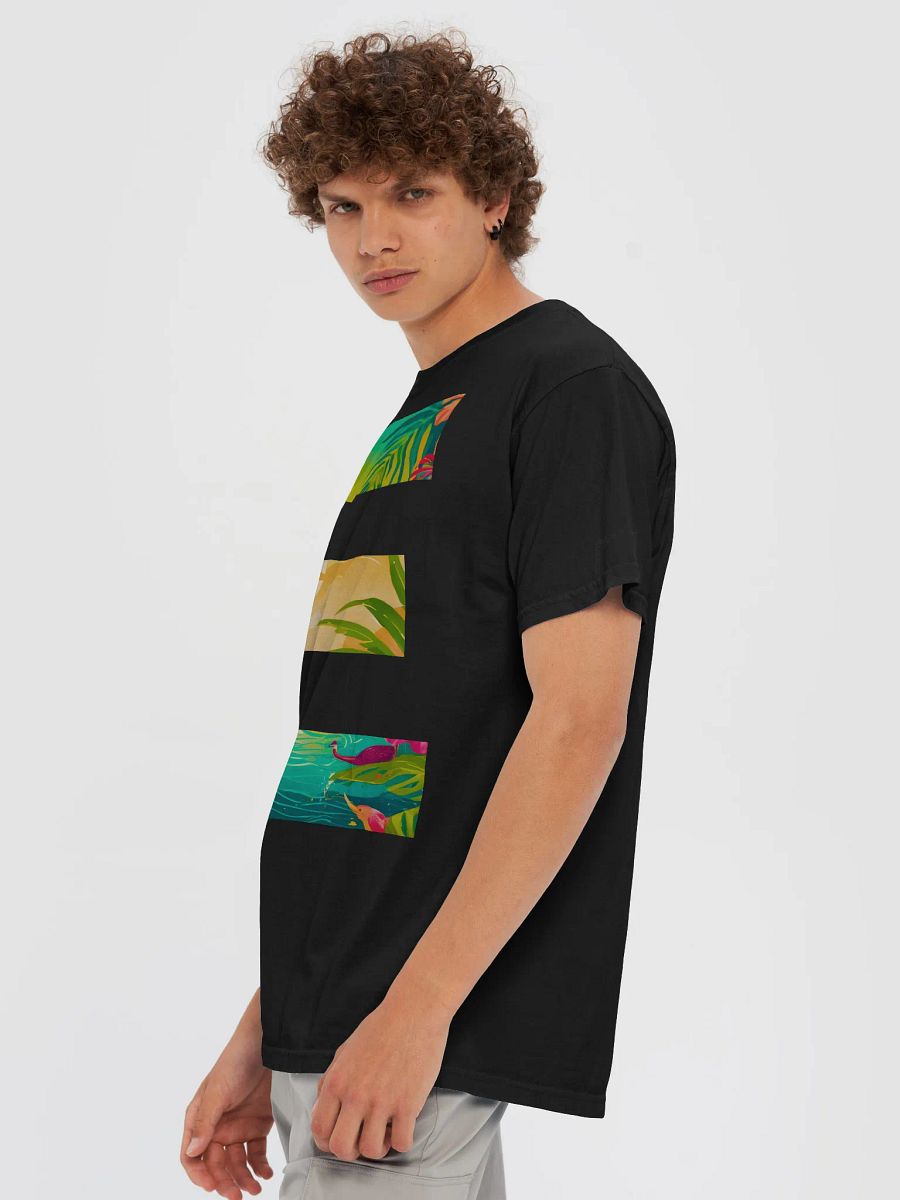 Tropical Sunset Paradise T-Shirt (Letter-E) product image (8)