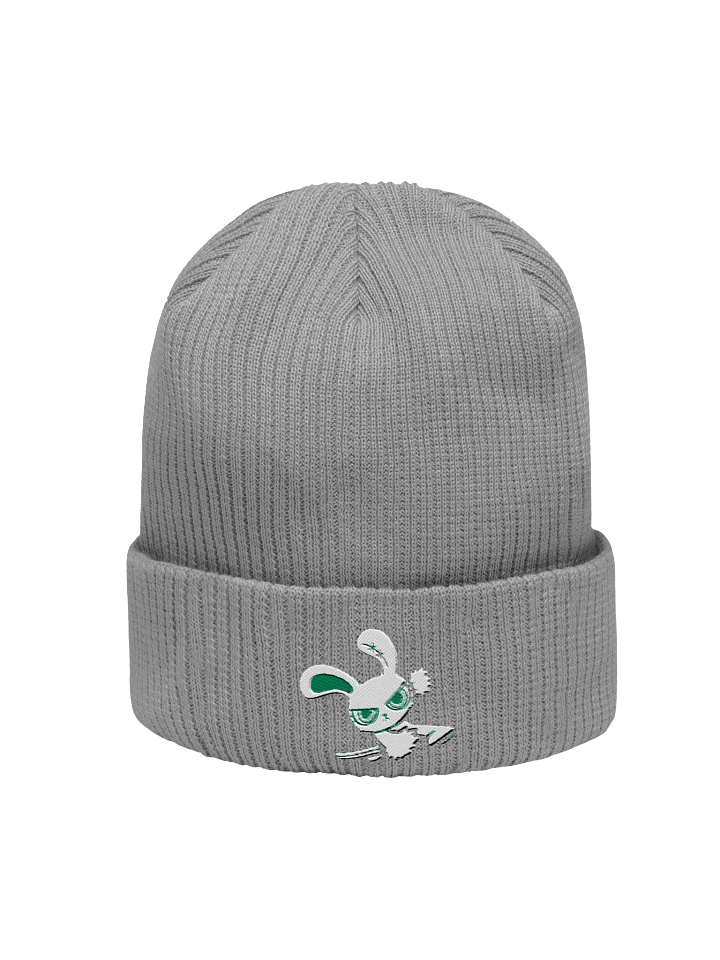 Rebel Bunny white green snug beanie product image (19)