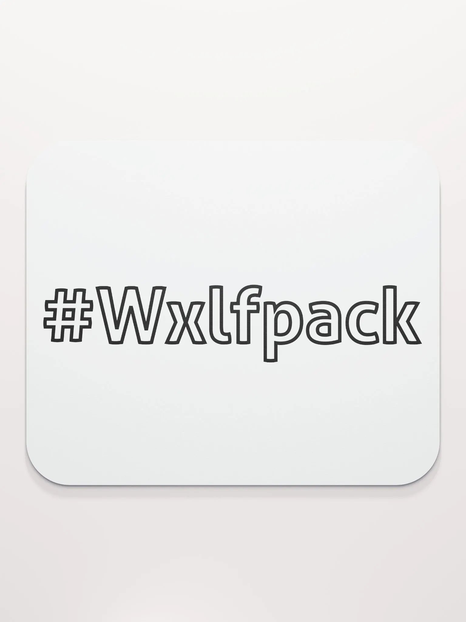 Wxlfpack Mouse Pad-White product image (2)