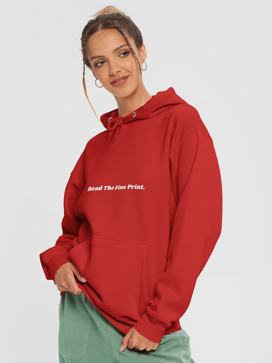 "Read The Fine Print" Matching Hoodie product image (3)