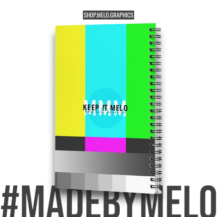 Rated M for MELO TV Spiral Notebook - 5.5x8.5
