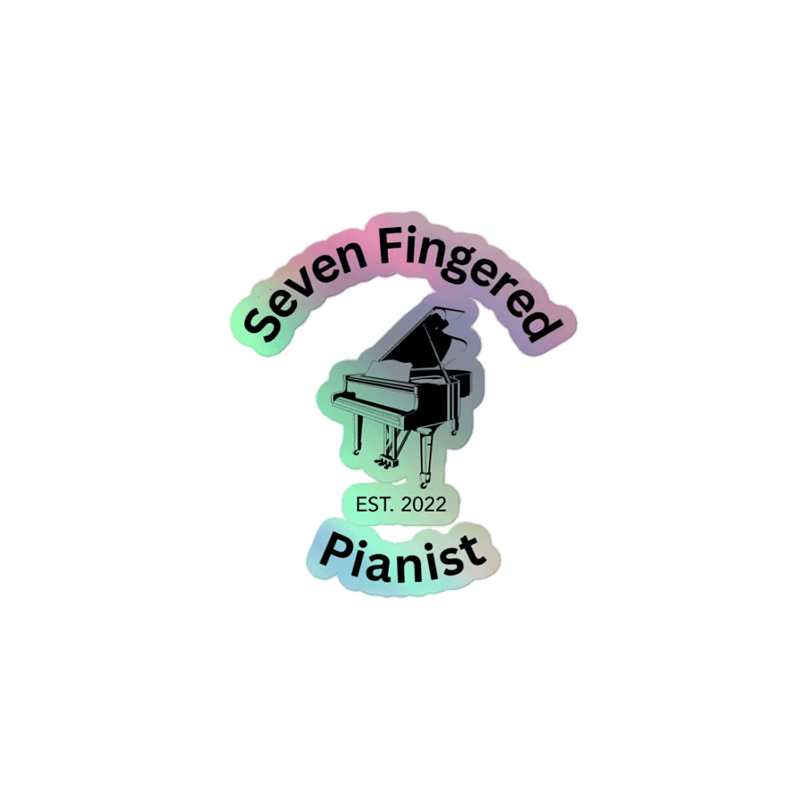 Seven Fingered Pianist stickers product image (1)