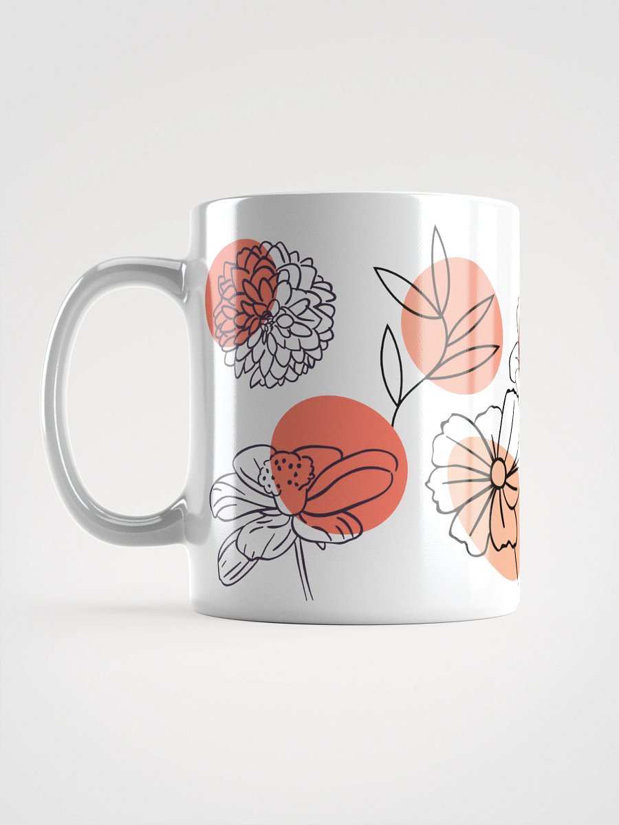 Mug Blanc - Sous-Bois Doré- Cadeau Floral Stylisé product image (6)
