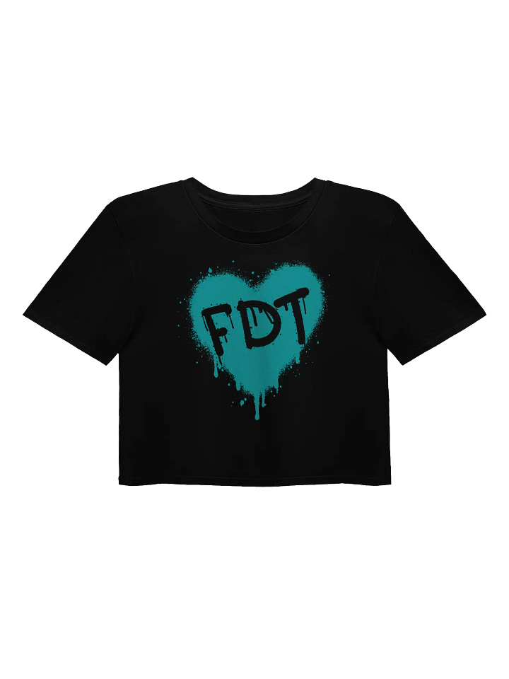 FDT Heart Graffiti Crop Top product image (1)