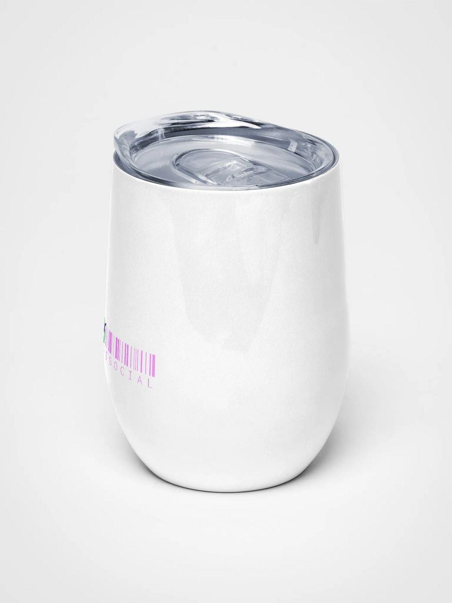 Pretty AntiSocial Barcode Logo Wine Tumbler product image (5)
