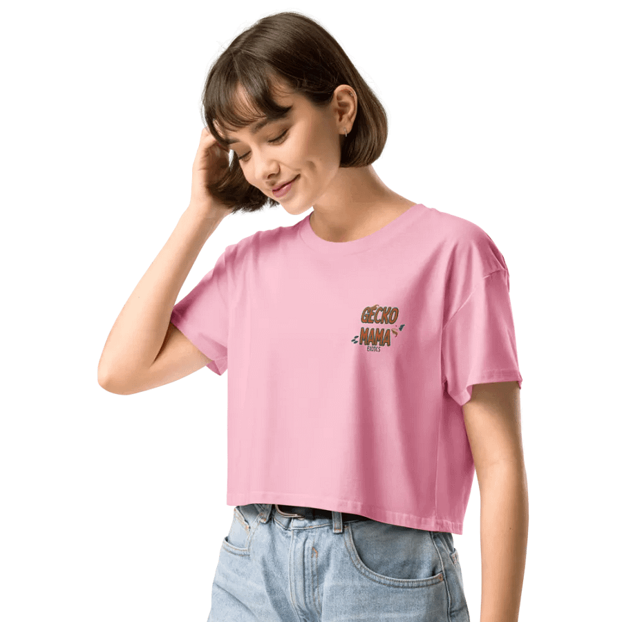 Gecko Mama Crop Top product image (31)