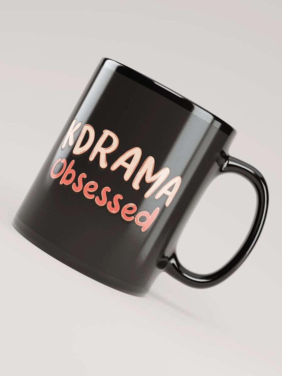 KDRAMA Obsessed Black Glossy Mug product image (4)