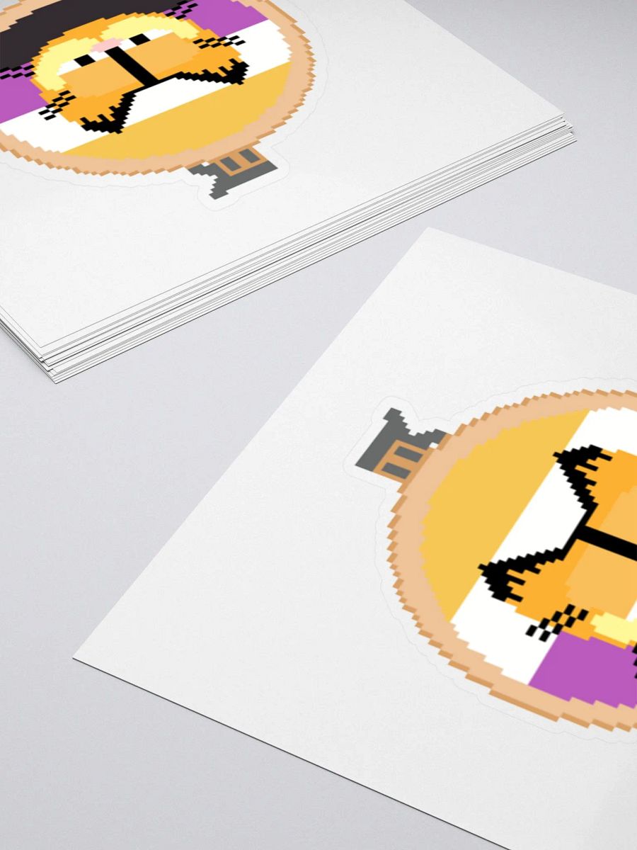 Garfield cross stitch sticker (nonbinary) product image (4)