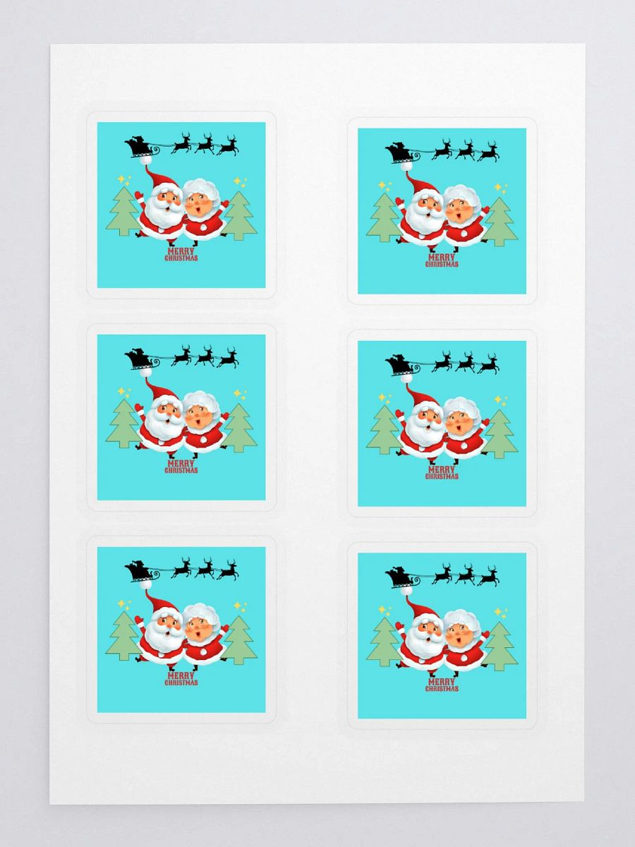 MERRY CHRISTMAS SANTA RIDES SEA BLUE product image (3)