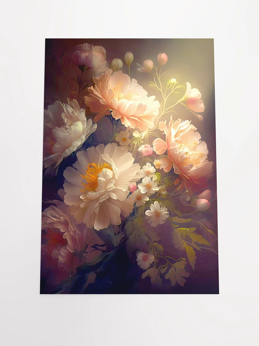 Eternal Blossom Elegance Poster: Luxurious Vintage Floral Art for Refined Interiors Matte Poster product image (3)