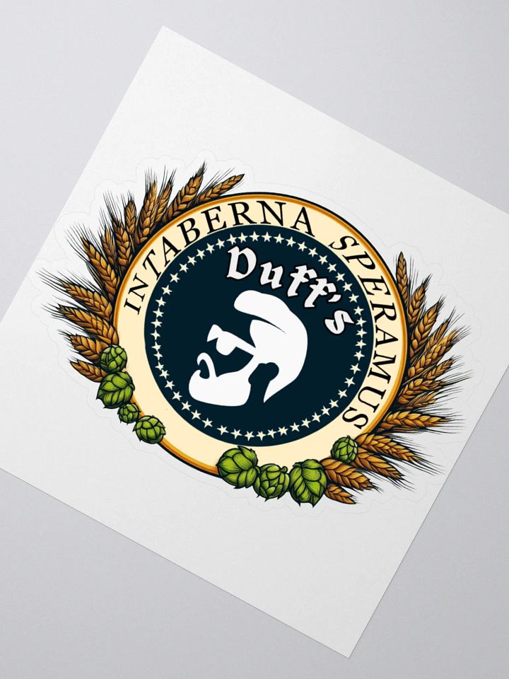 In Tavern We Trust sticker product image (2)