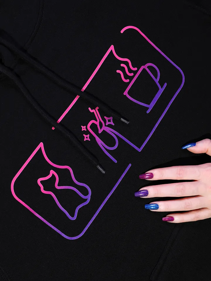 Simply Neon Lines Hoodie product image (2)