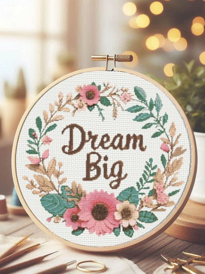 Dream Big Floral Wreath product image (2)