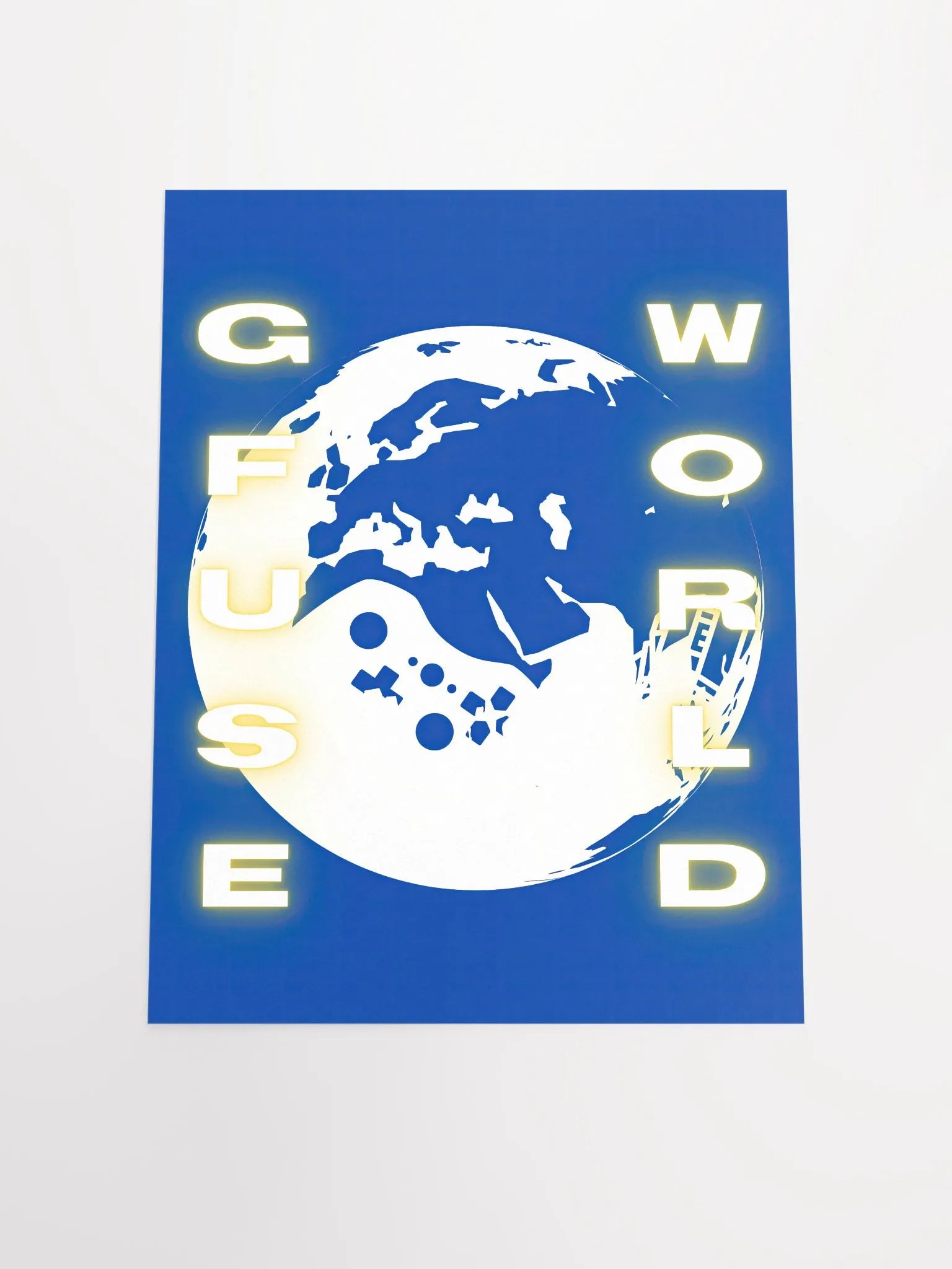 GFuse World Poster | Blue Gold product image (4)