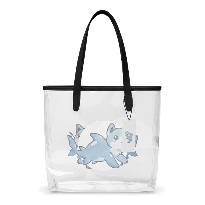 CATSHARK - White Shark - clear tote bag product image (1)