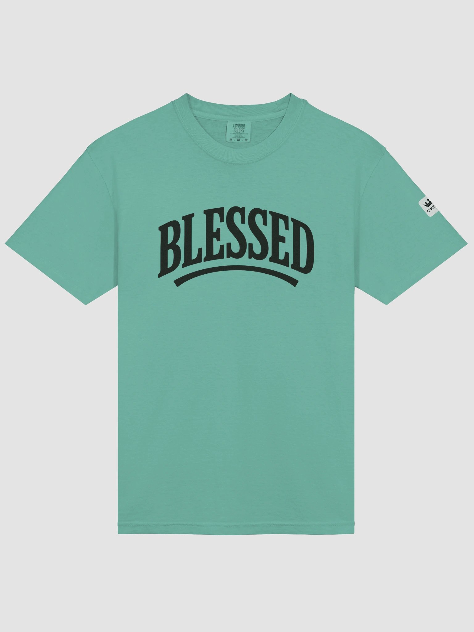 Blessed T-Shirt with Black Graphic product image (3)