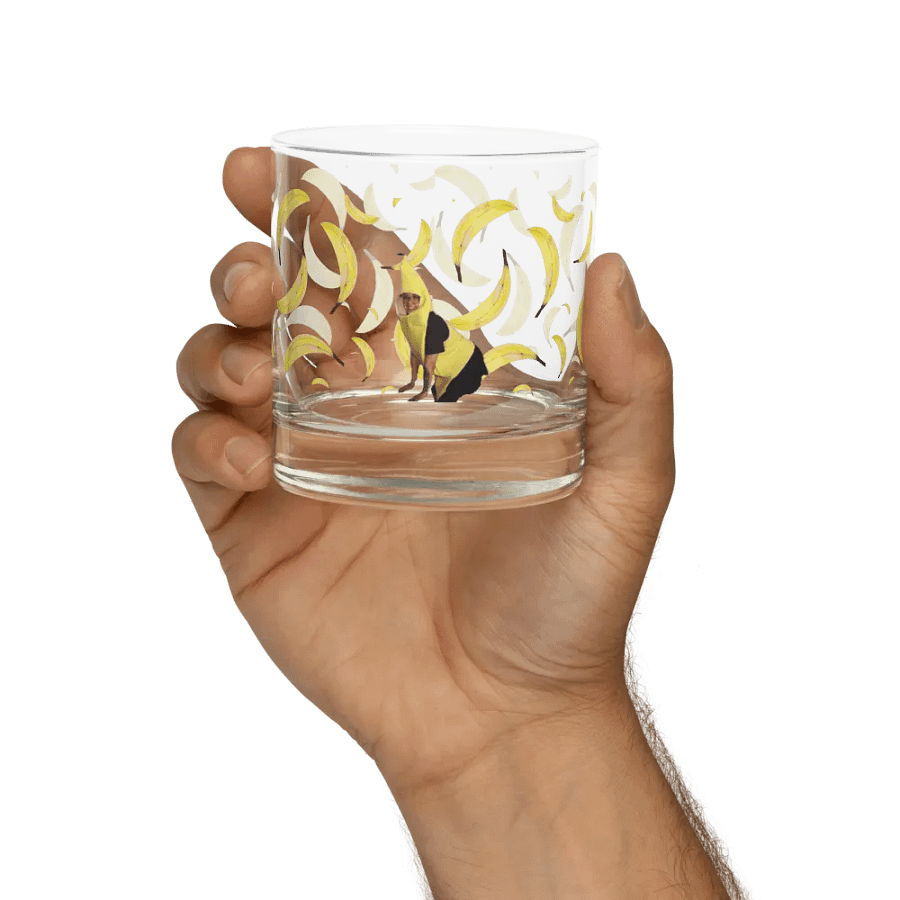 Banana Lady rocks glass product image (11)