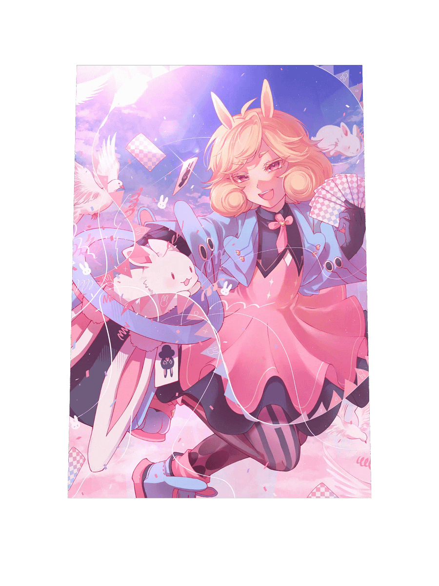 (12" x 18") Rabbit Finii Print product image (1)