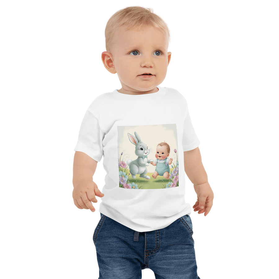 Joyful Rabbit and Baby Jersey Tee product image (1)