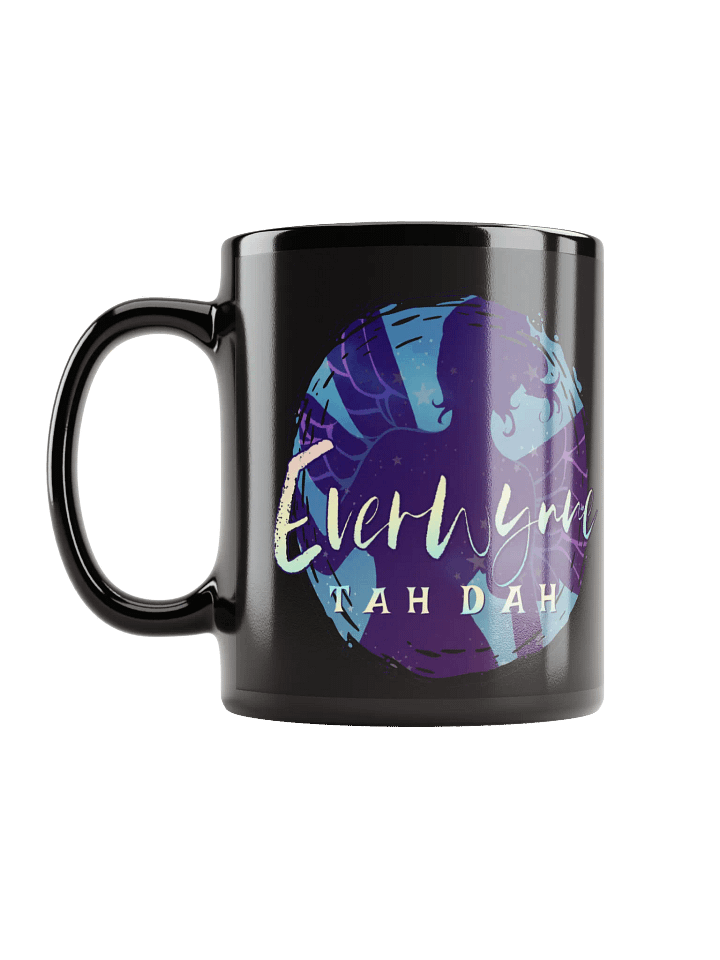 Blue Everwynne Logo Black Mug product image (1)