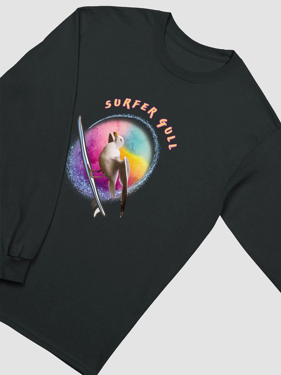 Soleil the Surfer Gull Cotton Long Sleeve T-Shirt product image (26)