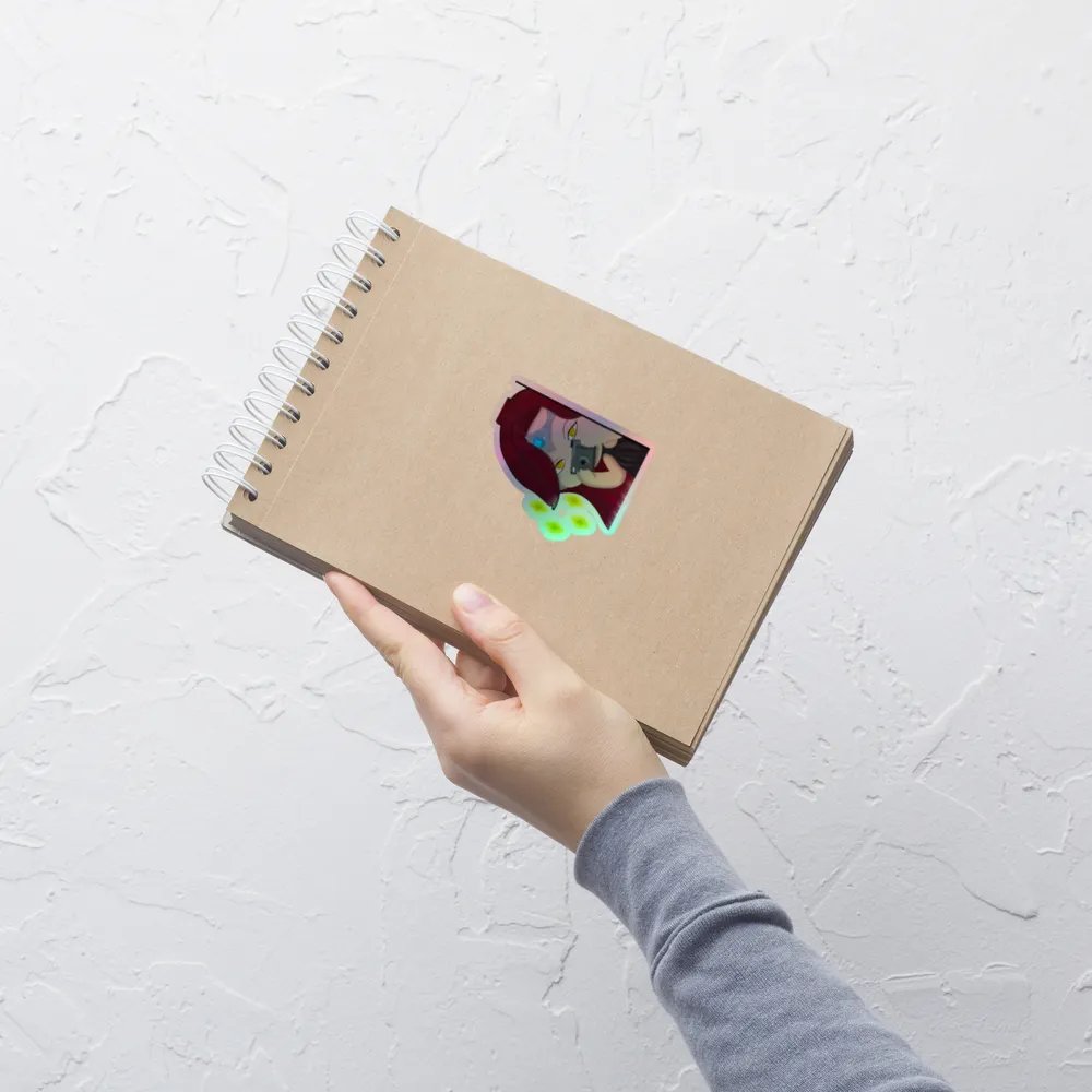 4k HOLOGRAPHIC STICKER product image (9)