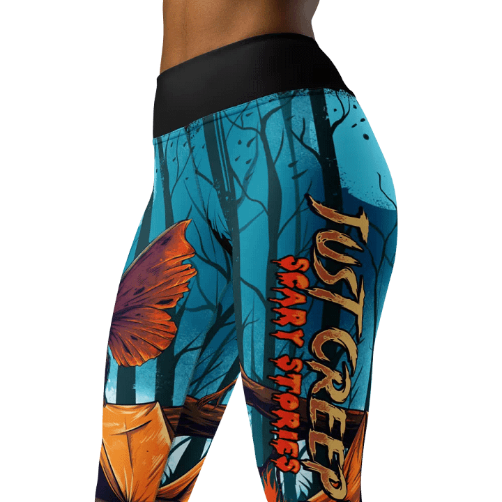 Eerie MothMan Forest Yoga Leggings product image (1)