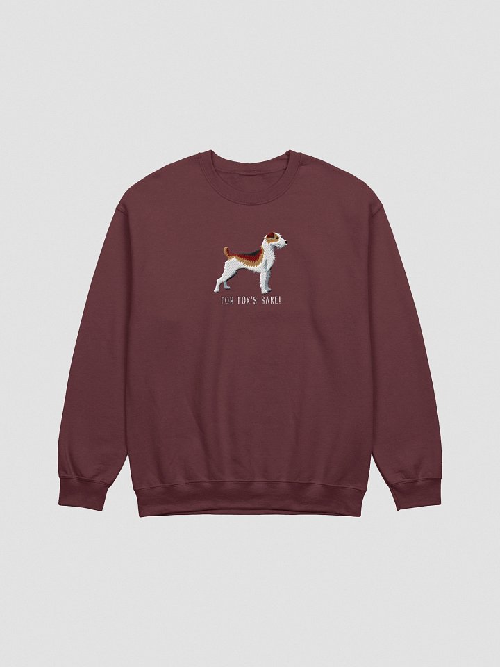 For Fox's Sake! Sweatshirt (Embroidered) of a Parson Russell Terrier(Sable) product image (4)