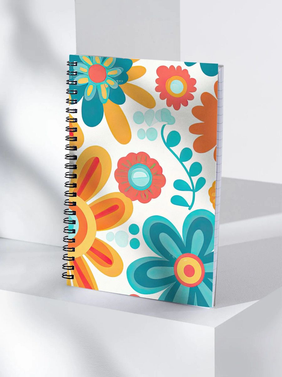 Retro Floral Notebook product image (4)