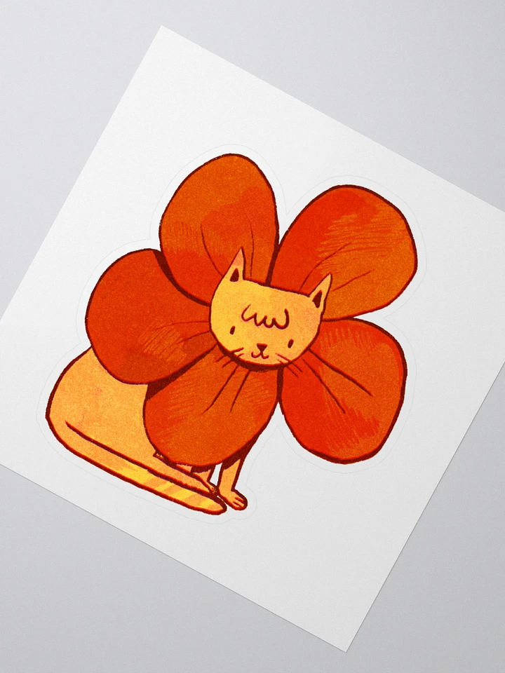 Flower Cat Sticker product image (2)