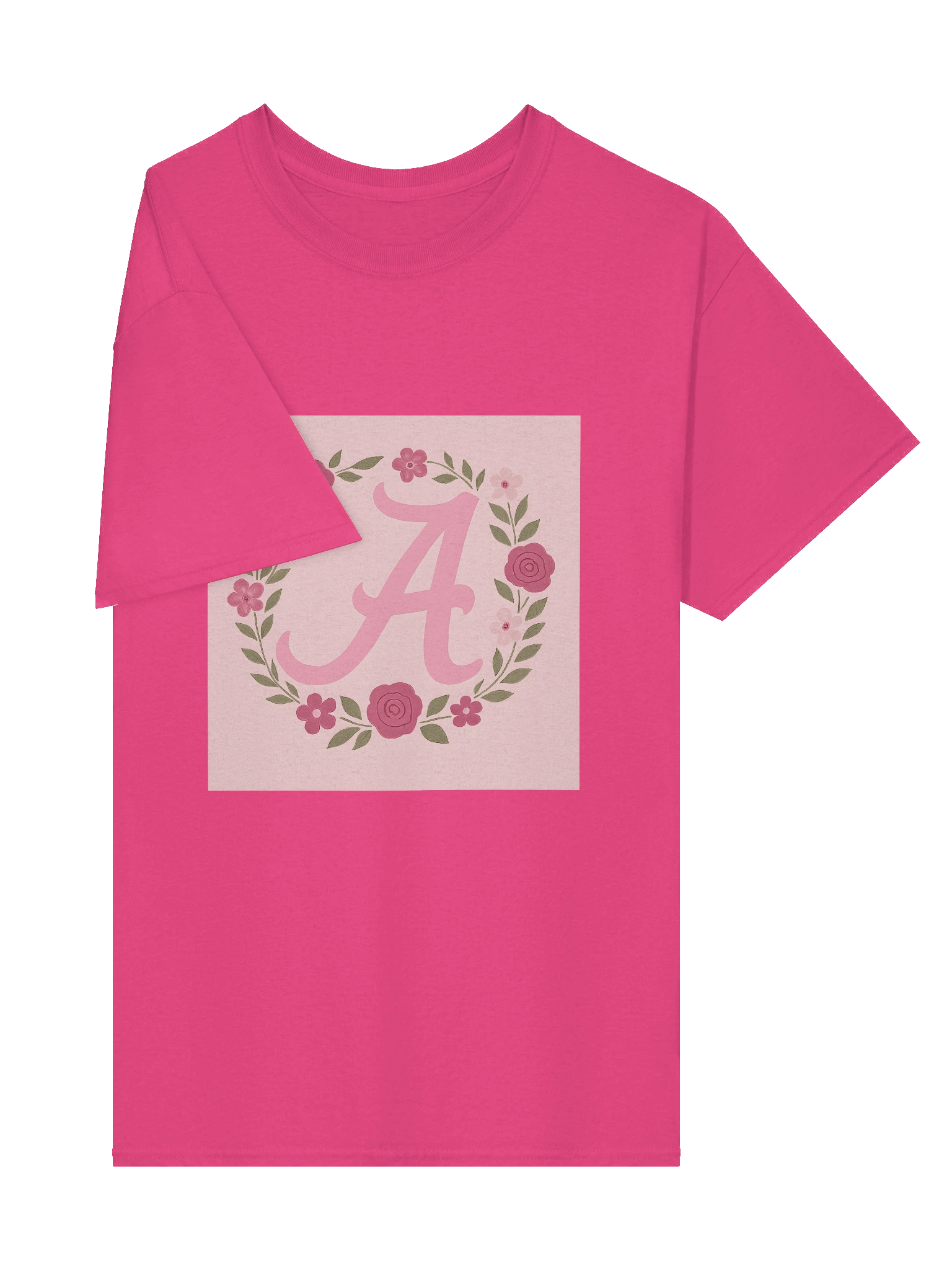 Floral Letter A Graphic Tee product image (4)