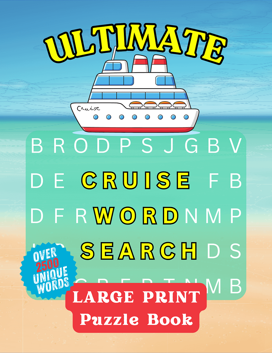 Ultimate Cruise Word Search Puzzle Book product image (1)
