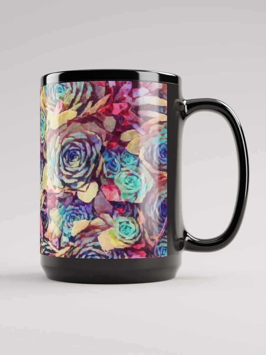 Abstract Graphic | Black Coffee Mug | Symphony Succulent product image (3)