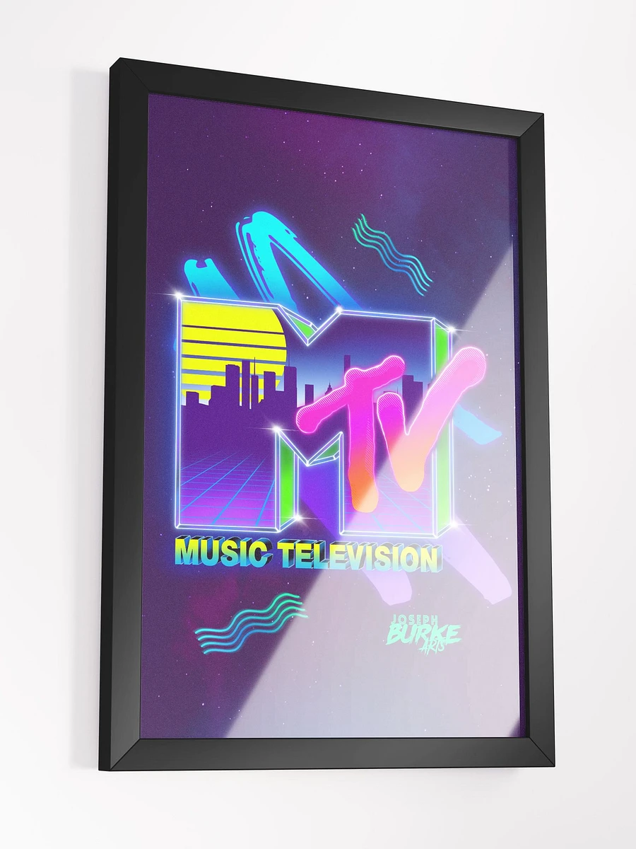 MTV Synthwave Nostalgia Framed Art product image (3)