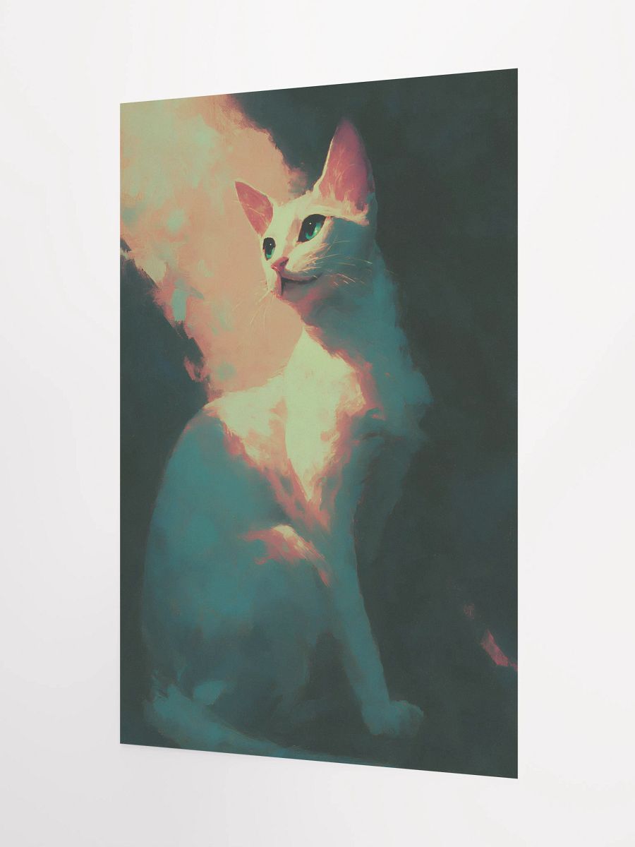Illuminated Feline Majesty Poster product image (5)