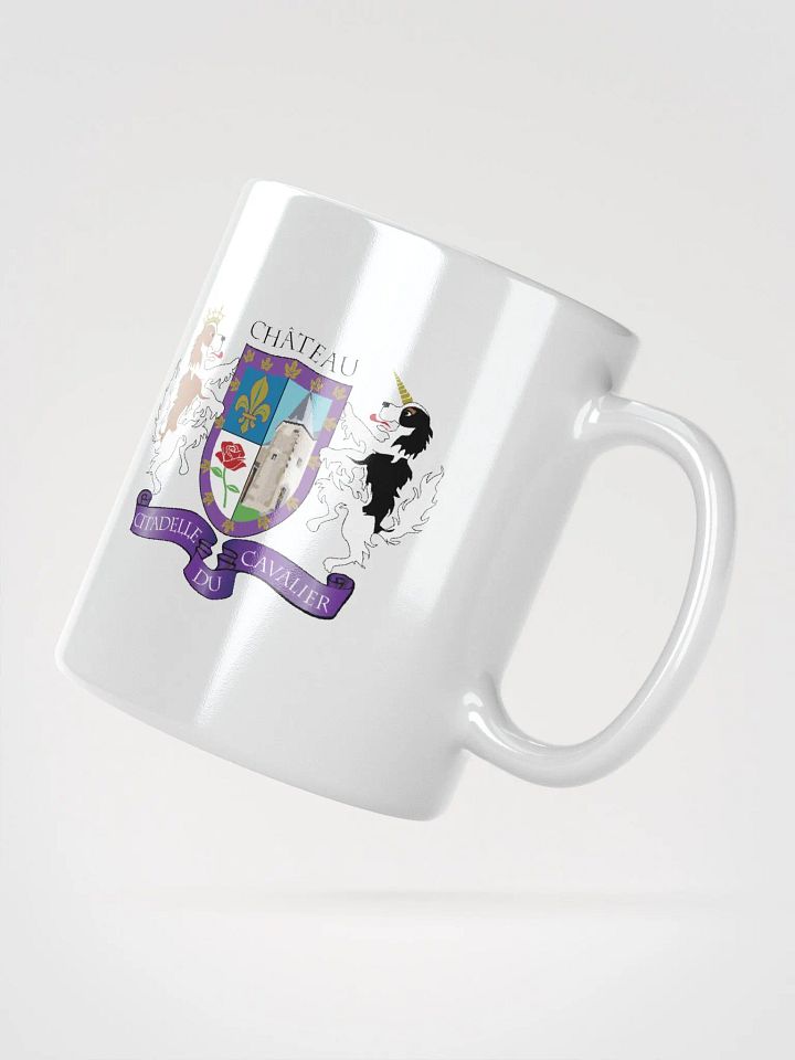 White Glossy Mug with Citadelle Coat of Arms product image (2)