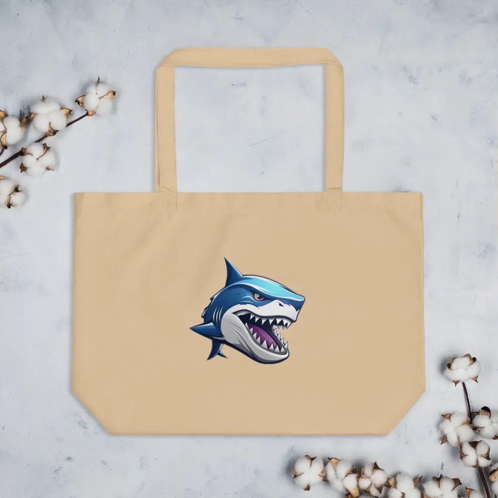 Ferocious Shark Emblem Tote product image (3)
