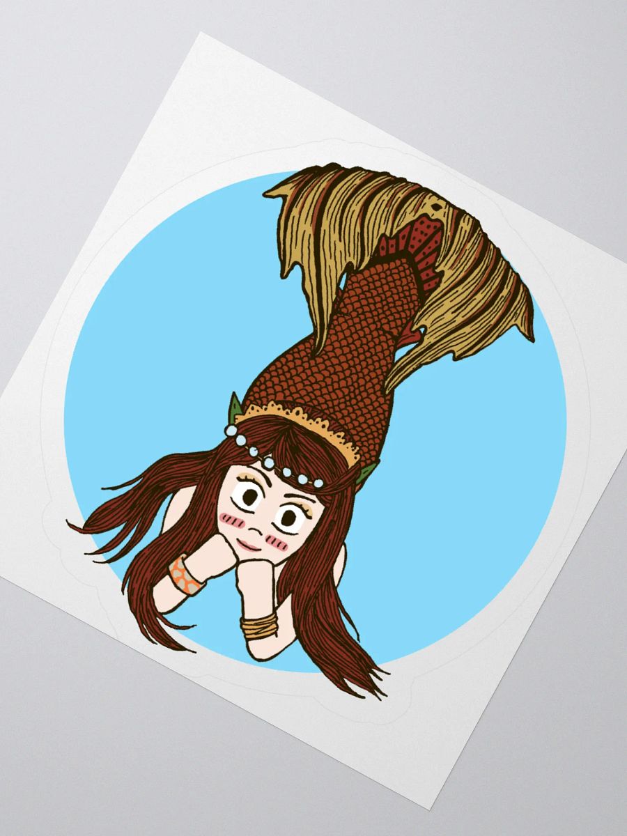 Raina Mermaid Sticker in Blue product image (6)