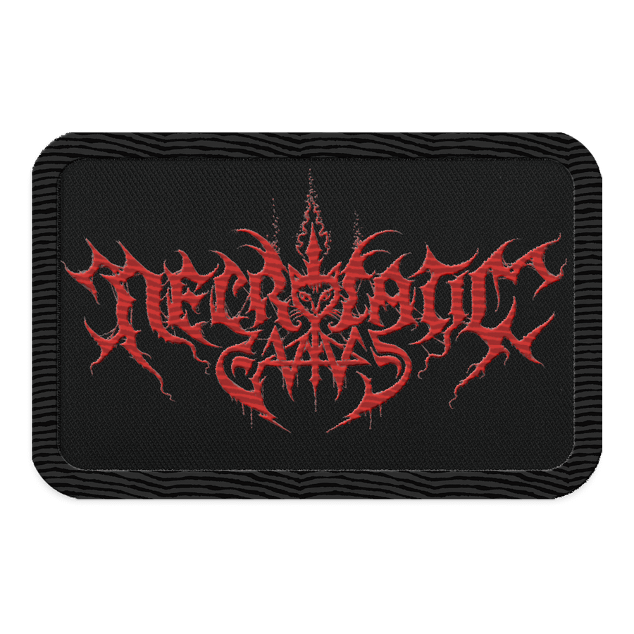 NecroCaticGames Embroidered Patch product image (1)