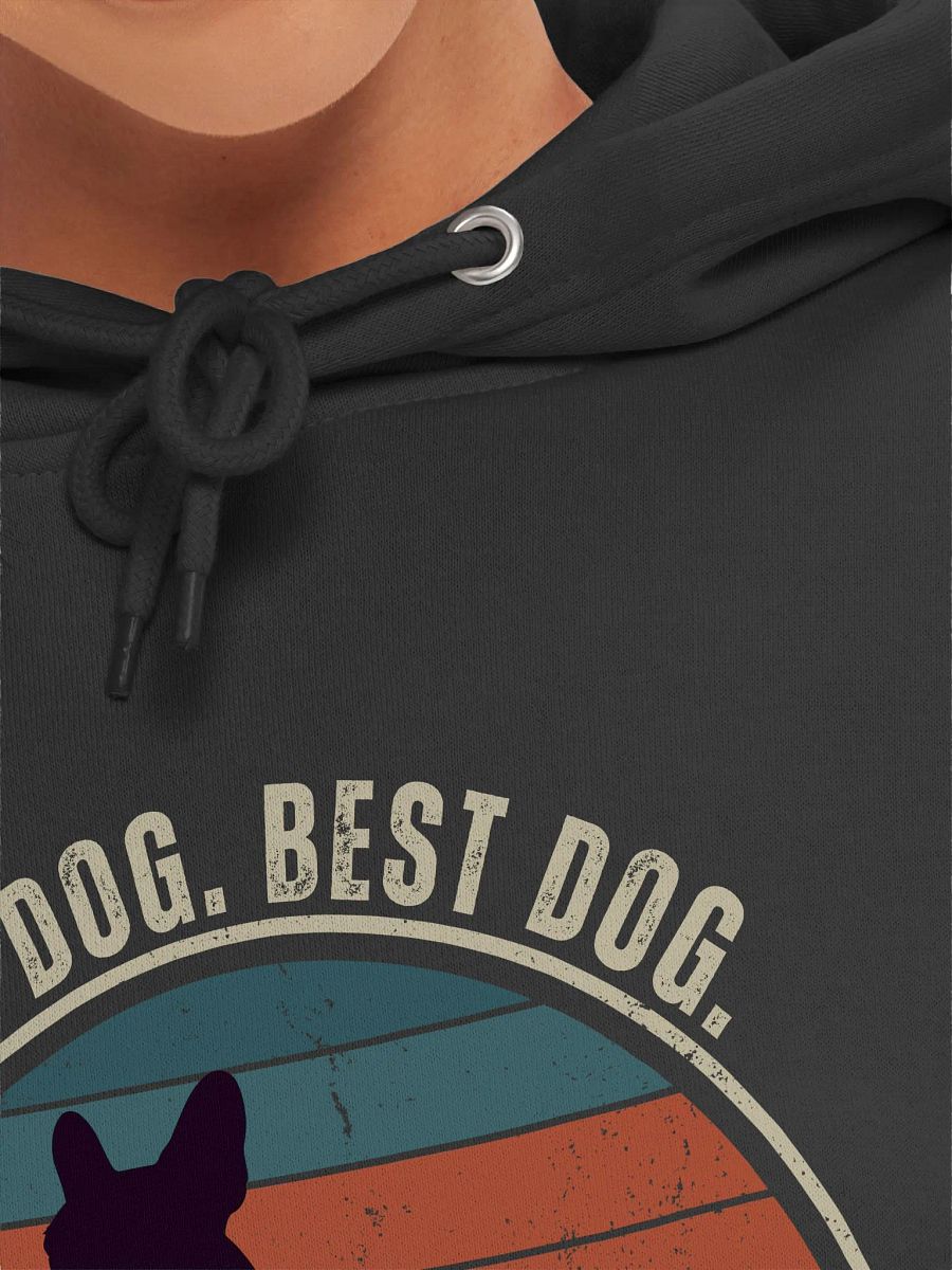 Retro French Bulldog Silhouette Hoodie product image (7)