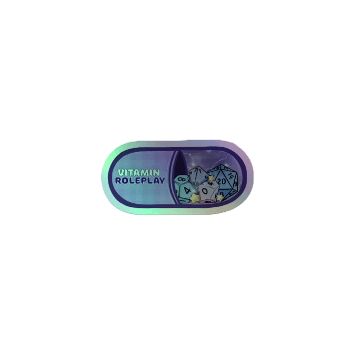 Vitamin Roleplay Holo Sticker product image (1)